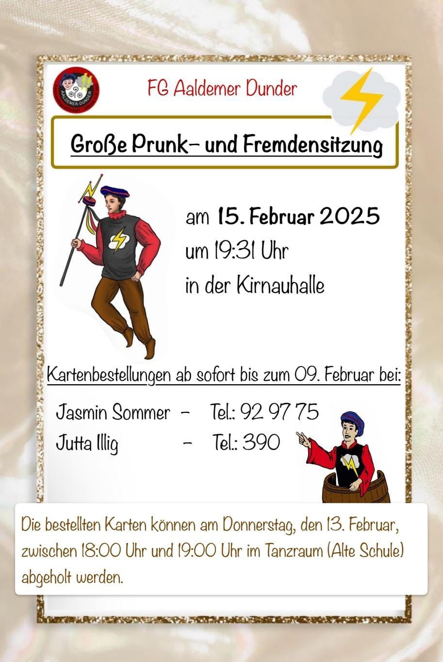 Flyer Prunksitzung